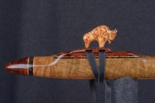 Teak Burl Native American Flute, Minor, Low F-4, #U3E (11)